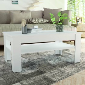 Mesa de centro madera de ingeniería blanco 110x65x48 cm von , Couchtisch - Ref: Foro24-244859, Preis: 117,36 €, Rabatt: %