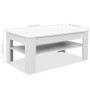 Mesa de centro madera de ingeniería blanco 110x65x48 cm von , Couchtisch - Ref: Foro24-244859, Preis: 117,36 €, Rabatt: %