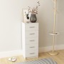 Sinfonier de madera contrachapada 41x35x106 cm blanco | Foro24.es | Tu tienda online para hogar, jardín y más Foro24.es