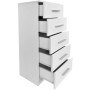 Sinfonier de madera contrachapada 41x35x106 cm blanco | Foro24.es | Tu tienda online para hogar, jardín y más Foro24.es