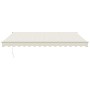 Toldo retráctil automático color crema 4x3 m by , Awnings - Ref: Foro24-3154478, Price: 440,60 €, Discount: %