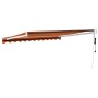 Toldo retráctil automático naranja y marrón 3,5x2,5 m by , Awnings - Ref: Foro24-3154492, Price: 296,67 €, Discount: %