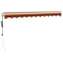 Toldo retráctil automático naranja y marrón 3,5x2,5 m by , Awnings - Ref: Foro24-3154492, Price: 296,67 €, Discount: %