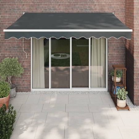 Toldo retráctil automático gris antracita 3x2,5 m by , Awnings - Ref: Foro24-3154486, Price: 334,19 €, Discount: %