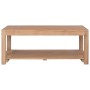 Mesa de centro de madera maciza de teca 100x50x40 cm by , Coffee table - Ref: Foro24-282849, Price: 174,63 €, Discount: %