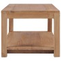 Mesa de centro de madera maciza de teca 100x50x40 cm by , Coffee table - Ref: Foro24-282849, Price: 174,63 €, Discount: %