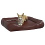 Cama para perros de cuero sintético marrón 105x80x25 cm by , Beds for dogs - Ref: Foro24-171245, Price: 64,72 €, Discount: %