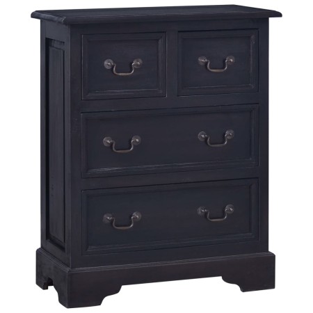 Cajonera de madera maciza de caoba negro claro café by , Drawers - Ref: Foro24-288835, Price: 193,59 €, Discount: %