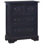 Cajonera de madera maciza de caoba negro claro café by , Drawers - Ref: Foro24-288835, Price: 193,59 €, Discount: %