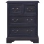 Cajonera de madera maciza de caoba negro claro café by , Drawers - Ref: Foro24-288835, Price: 193,59 €, Discount: %