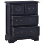 Cajonera de madera maciza de caoba negro claro café by , Drawers - Ref: Foro24-288835, Price: 193,59 €, Discount: %