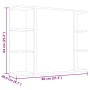 Armario de espejo de baño contrachapada gris 80x20,5x64 cm von , Badezimmerwaschtische - Ref: Foro24-802610, Preis: 89,50 €, ...