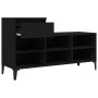 Mueble zapatero madera contrachapada negro 102x36x60 cm by , Shoe racks and shoe organizers - Ref: Foro24-821213, Price: 83,4...