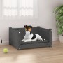 Cama para perros madera maciza de pino gris 55,5x45,5x28 cm von , Betten für Hunde - Ref: Foro24-821444, Preis: 53,24 €, Raba...