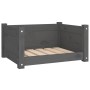 Cama para perros madera maciza de pino gris 55,5x45,5x28 cm von , Betten für Hunde - Ref: Foro24-821444, Preis: 53,24 €, Raba...