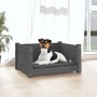 Cama para perros madera maciza de pino gris 55,5x45,5x28 cm von , Betten für Hunde - Ref: Foro24-821444, Preis: 53,24 €, Raba...