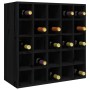 Botellero de madera maciza de pino negro 56x25x56 cm von , Wein- und Spirituosenschränke - Ref: Foro24-821541, Preis: 103,03 ...