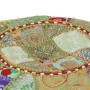 Puf redondo de pachtwork algodón hecho a mano 40x20 cm verde by , Ottomans - Ref: Foro24-246573, Price: 57,86 €, Discount: %