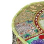 Puf redondo de pachtwork algodón hecho a mano 40x20 cm verde by , Ottomans - Ref: Foro24-246573, Price: 57,86 €, Discount: %