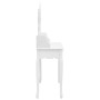 Juego de tocador y taburete madera paulownia blanco 75x69x140cm de , Tocadores para dormitorios - Ref: Foro24-289314, Precio:...