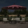 Sombrilla de jardín voladiza con luces LED rojo burdeos 350 cm von , Sonnenschirme - Ref: Foro24-313782, Preis: 140,03 €, Rab...