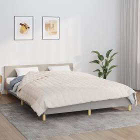 Manta con peso tela color crema claro 200x225 cm 9 kg von , Decken - Ref: Foro24-350762, Preis: 78,55 €, Rabatt: %
