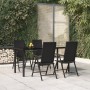 Juego de comedor de jardín 5 piezas ratán sintético negro von , Gartensets - Ref: Foro24-3156512, Preis: 370,48 €, Rabatt: %