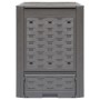 Compostador de jardín 2 uds plástico ratán 60x60x83 cm 600 L de , Compostadores - Ref: Foro24-278917, Precio: 139,45 €, Descu...