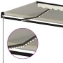 Toldo retráctil manual con LED color crema 450x300 cm de , Toldos - Ref: Foro24-3069122, Precio: 448,80 €, Descuento: %