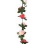 Guirnaldas de flores de Navidad 6 uds rosa primaveral 250 cm by , Crowns and garlands - Ref: Foro24-359038, Price: 23,41 €, D...