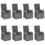 Garden dining set 9 pieces gray by vidaXL, Garden sets - Ref: Foro24-3067904, Price: 1,00 €, Discount: %