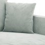 Juego de sofás con cojines 2 piezas terciopelo gris claro by , Sofas - Ref: Foro24-3201700, Price: 425,54 €, Discount: %