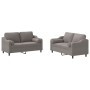 Juego de sofás con cojines 2 piezas tela gris taupe by , Sofas - Ref: Foro24-3201825, Price: 452,98 €, Discount: %