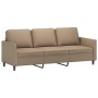 Juego de sofás con cojines 4 piezas cuero sintético capuchino by , Sofas - Ref: Foro24-3201749, Price: 627,26 €, Discount: %