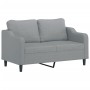 Juego de sofás con cojines 3 piezas tela gris claro by , Sofas - Ref: Foro24-3201810, Price: 470,27 €, Discount: %