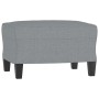 Juego de sofás con cojines 3 piezas tela gris claro by , Sofas - Ref: Foro24-3201810, Price: 470,27 €, Discount: %