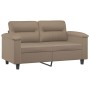 Juego de sofás con cojines 2 piezas cuero sintético capuchino de , Sofás - Ref: Foro24-3202376, Precio: 493,95 €, Descuento: %