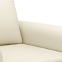 Juego de sofás con cojines 2 piezas cuero sintético color crema by , Sofas - Ref: Foro24-3202161, Price: 485,43 €, Discount: %