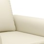 Juego de sofás con cojines 3 piezas cuero sintético crema von , Sofas - Ref: Foro24-3202156, Preis: 489,60 €, Rabatt: %