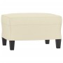 Juego de sofás con cojines 3 piezas cuero sintético crema von , Sofas - Ref: Foro24-3202156, Preis: 489,60 €, Rabatt: %