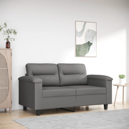 Sofá de 2 plazas de tela de microfibra gris oscuro 120 cm von , Sofas - Ref: Foro24-359557, Preis: 246,53 €, Rabatt: %