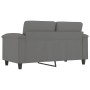 Sofá de 2 plazas de tela de microfibra gris oscuro 120 cm von , Sofas - Ref: Foro24-359557, Preis: 246,53 €, Rabatt: %