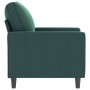 Sillón de terciopelo verde oscuro 60 cm by , Sofas - Ref: Foro24-359181, Price: 172,65 €, Discount: %