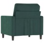 Sillón de terciopelo verde oscuro 60 cm by , Sofas - Ref: Foro24-359181, Price: 172,65 €, Discount: %