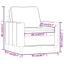 Sillón de terciopelo verde oscuro 60 cm by , Sofas - Ref: Foro24-359181, Price: 172,65 €, Discount: %