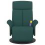 Sillón reclinable de masaje con reposapiés tela verde oscuro von , Sessel - Ref: Foro24-356537, Preis: 259,81 €, Rabatt: %