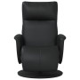 Sillón reclinable con reposapiés cuero sintético negro by , Armchairs - Ref: Foro24-356549, Price: 173,14 €, Discount: %