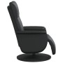 Sillón reclinable con reposapiés cuero sintético negro by , Armchairs - Ref: Foro24-356549, Price: 173,14 €, Discount: %
