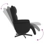 Sillón reclinable con reposapiés cuero sintético negro by , Armchairs - Ref: Foro24-356589, Price: 221,78 €, Discount: %