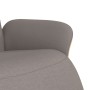 Sillón reclinable con reposapiés tela gris taupe by , Armchairs - Ref: Foro24-356606, Price: 209,80 €, Discount: %